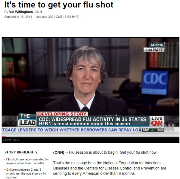 Its Time to get your flu shot